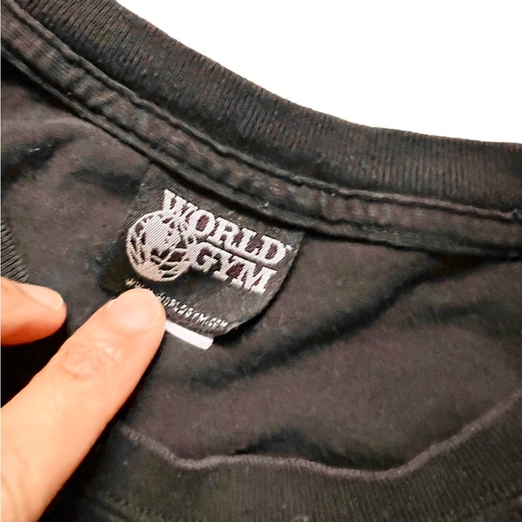 🔥RARE🔥 XL WORLD GYM VINTAGE SHIRT NOT POWERHOUSE GOLDS DARC SPORT - Picture 3 of 4